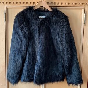Faux Fur Black Jacket